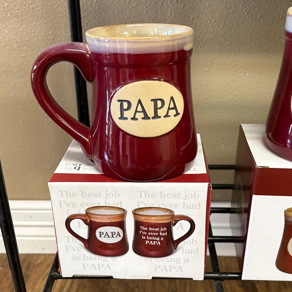 Papa Red Ceramic Mug